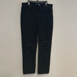 Old Navy High Rise Black Jeans